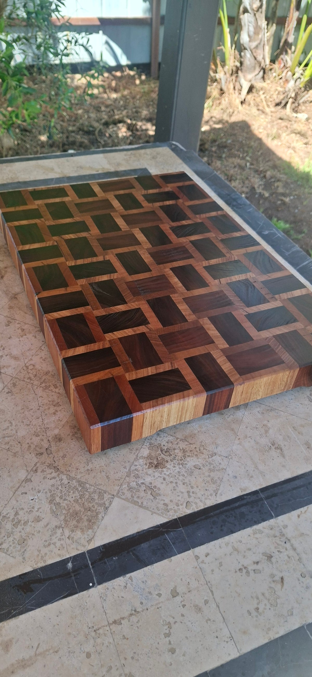No. 299 | Basket Weave End Grain Chopping Board
