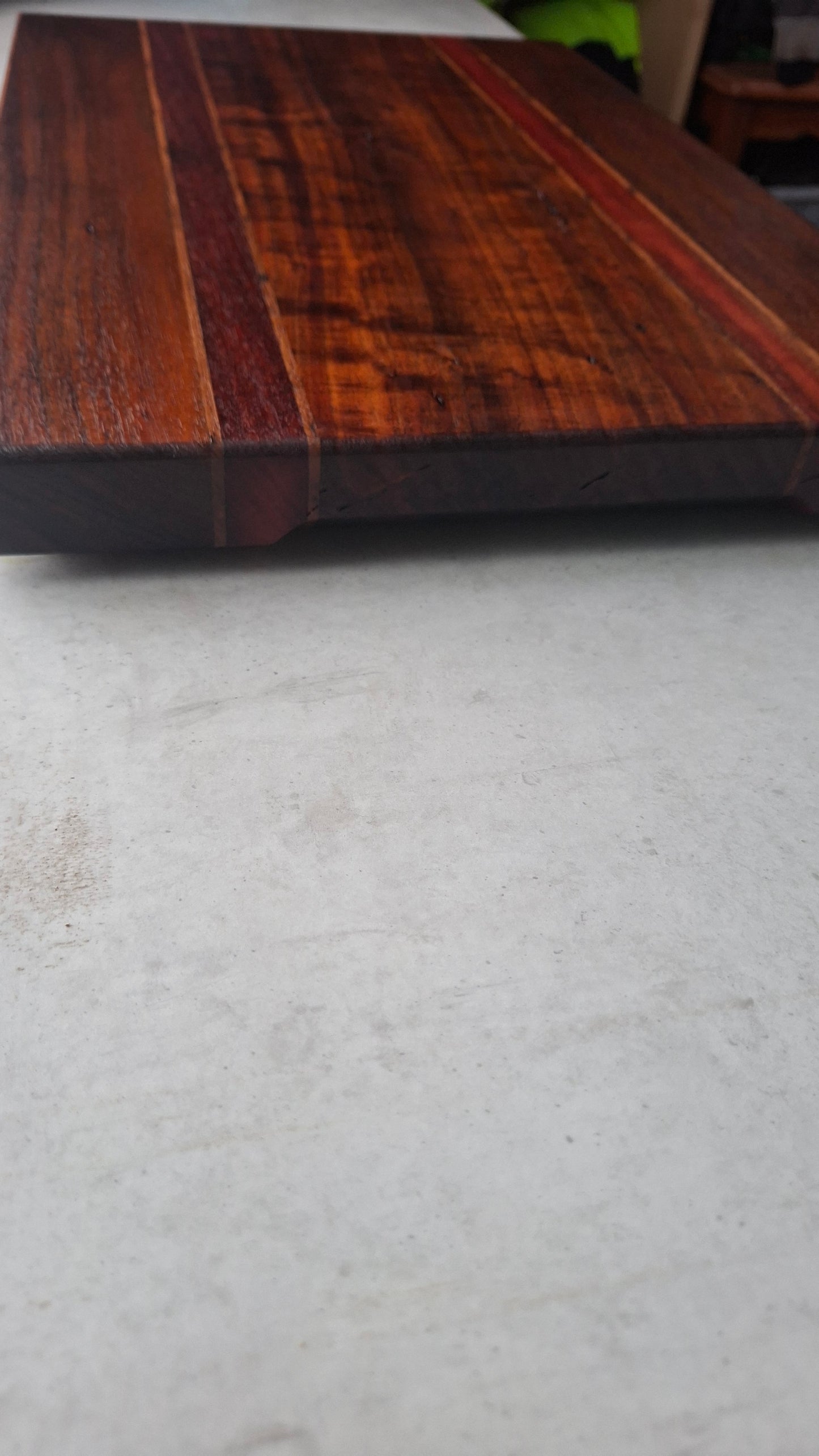 HEIRLOOM - OTWAY BLACKWOOD & RECLAIMED JARRAH & TASMAINIAN OAK - 530x350x36mm