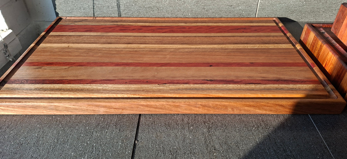 Queensland Spotted Gum & Red Gum Carving Board