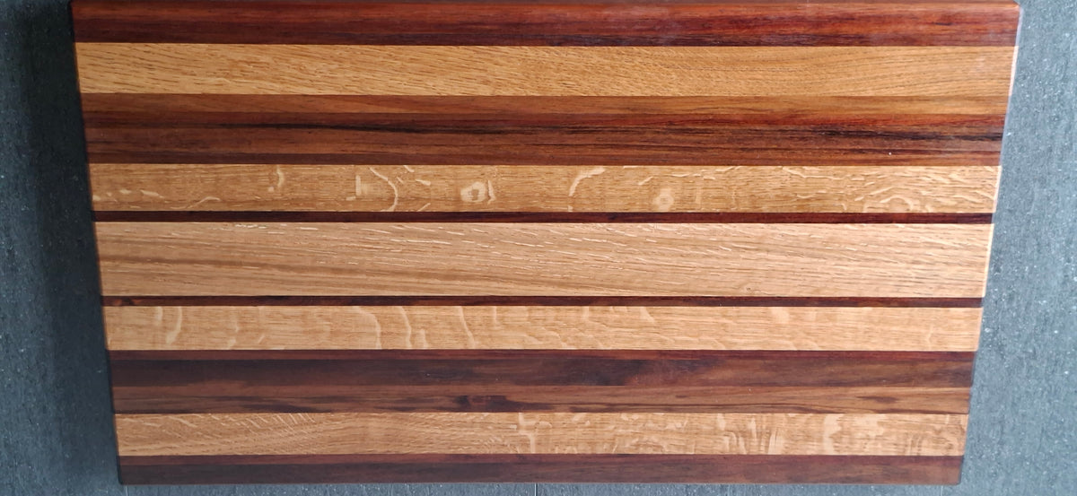 American White Oak & Blackwood Chopping Board