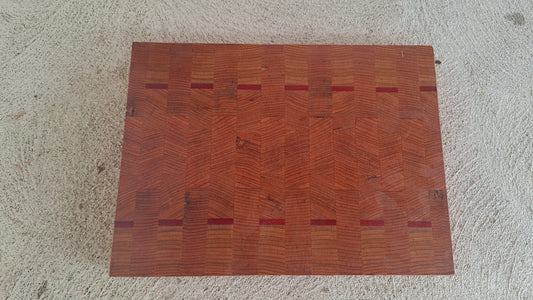 COMPACT - TASMAINIAN OAK + REDGUM - END GRAIN