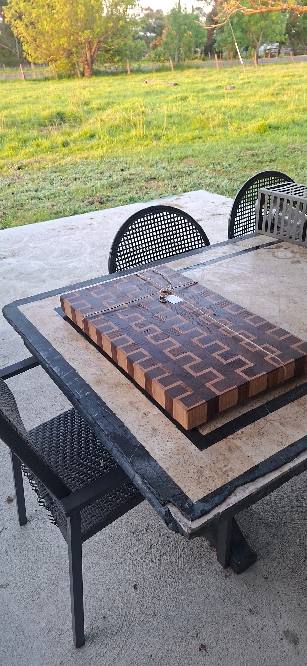 Blackwood & Tasmanian Oak End Grain Chopping Board / Butcher Block