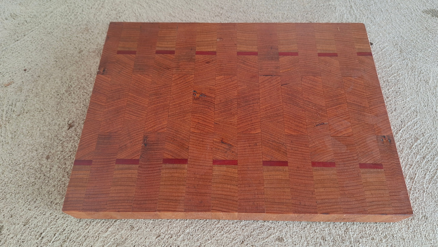 COMPACT - TASMAINIAN OAK + REDGUM - END GRAIN