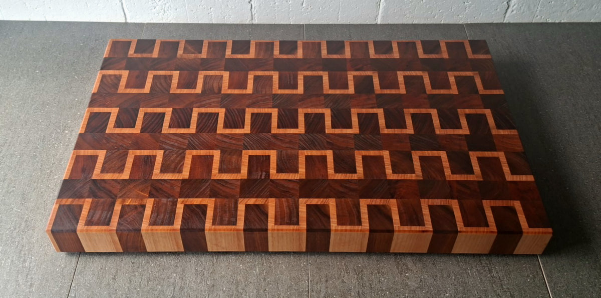 Blackwood & Tasmanian Oak End Grain Chopping Board / Butcher Block