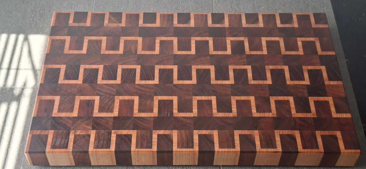 Blackwood & Tasmanian Oak End Grain Chopping Board / Butcher Block
