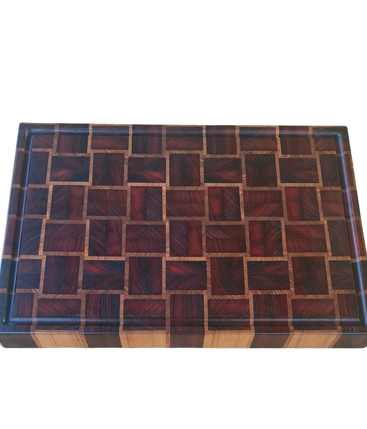 ESSENTIAL - RECLAIMED JARRAH & TASMAINIAN OAK - END GRAIN