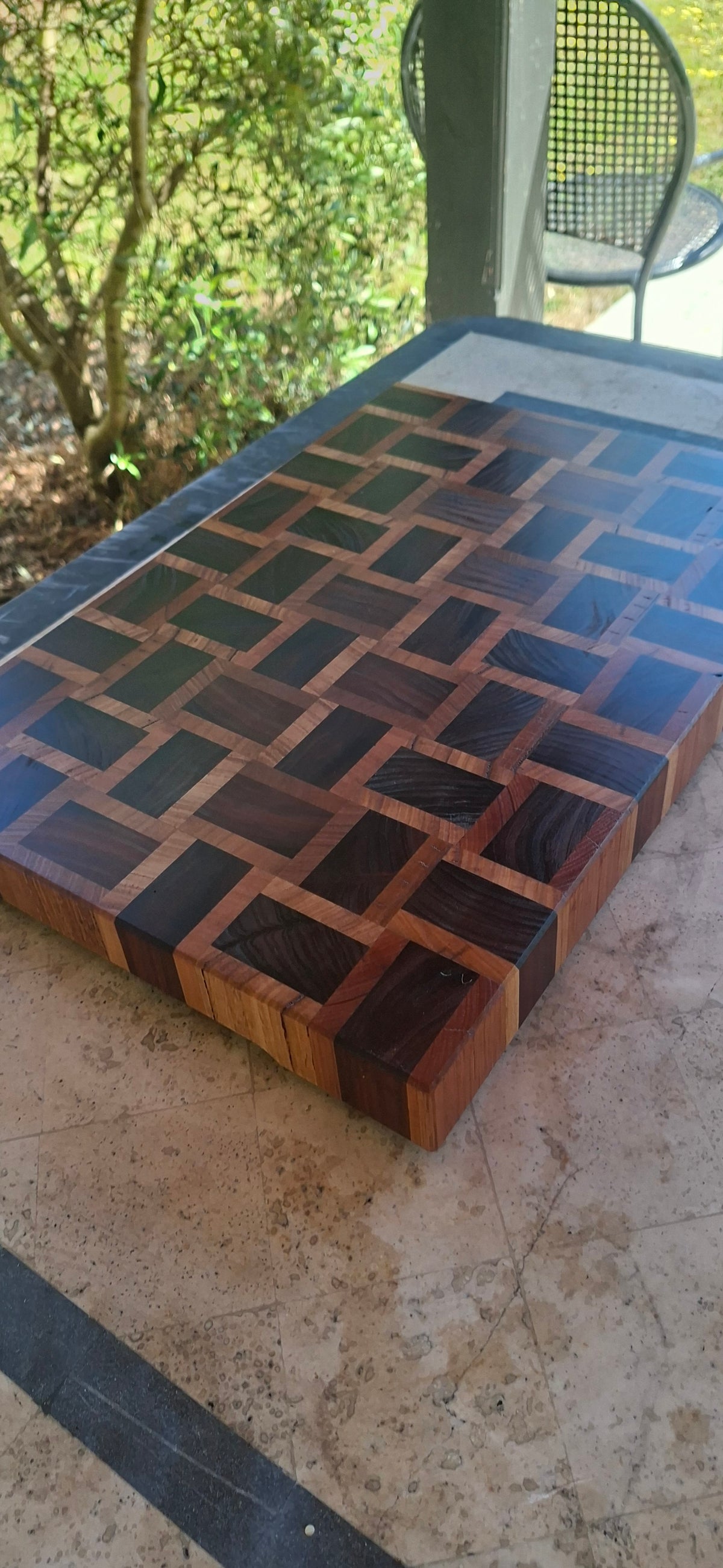 No. 299 | Basket Weave End Grain Chopping Board