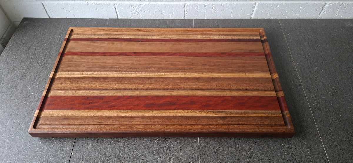 Queensland Spotted Gum & Red Gum Carving Board